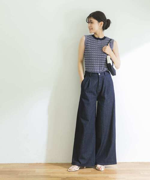 URBAN RESEARCH(アーバンリサーチ)の「ジオメトリック2WAYニット(ニット/セーター・レディース・ブラック系その他/ブルー系その他・FREE)」の19枚目の写真