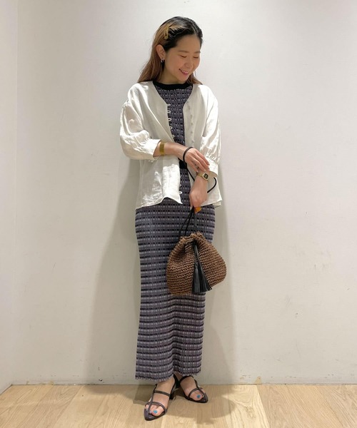 URBAN RESEARCH(アーバンリサーチ)の「ジオメトリック2WAYニット(ニット/セーター・レディース・ブラック系その他/ブルー系その他・FREE)」の21枚目の写真