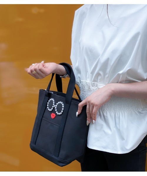 新品未使用☆a~jolieファーつきバケツ型3WAYトートバッグ 新品未使用☆a~jolieファーつきバケツ型3WAYトートバッグ