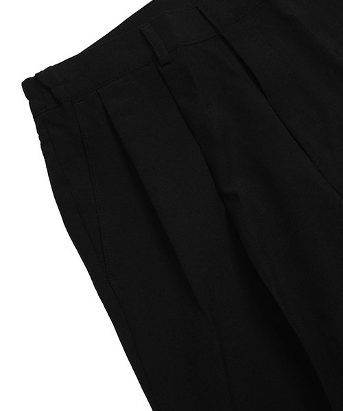 ASCLO(エジュクロ)の「ASCLO Pleddy Nibus Two Tuck Side Banding Slacks(スラックス・メンズ・ブラック/ベージュ/カーキ/グリーン・SMALL/MEDIUM/LARGE/X-SMALL)」の10枚目の写真