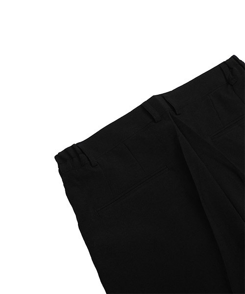 ASCLO(エジュクロ)の「ASCLO Pleddy Nibus Two Tuck Side Banding Slacks(スラックス・メンズ・ブラック/ベージュ/カーキ/グリーン・SMALL/MEDIUM/LARGE/X-SMALL)」の22枚目の写真