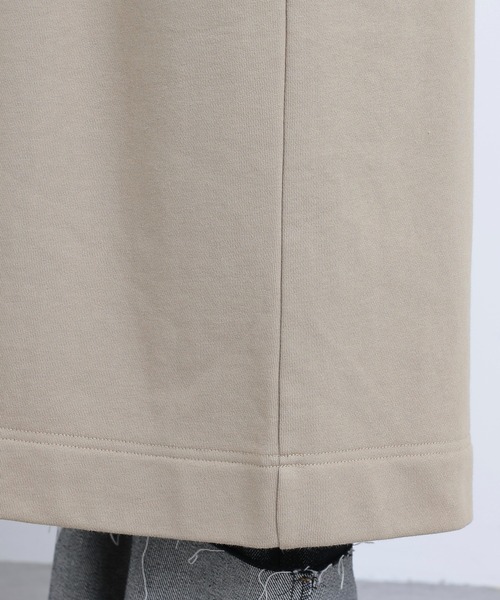 PUAL CE CIN（ピュアルセシン）の「裏毛カレッジロゴノースリーワンピース（ワンピース・レディース・チャコールグレー/ベージュ・FREE）」の19枚目の写真