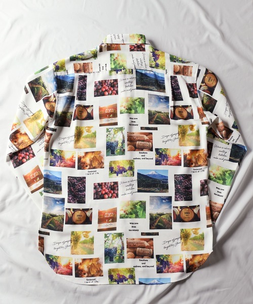 UNION STATION（ユニオンステーション）の「フォトプリント総柄レギュラーカラーシャツ（シャツ/ブラウス・メンズ・カラフル/ブラック/ホワイト・LL/M/L）」の20枚目の写真