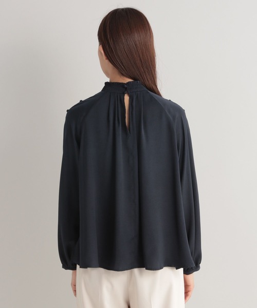 Andemiu（アンデミュウ）の「カタボタンスタンドブラウス162225（シャツ/ブラウス・レディース・ネイビー/カーキ/ピンク・FREE）」の21枚目の写真