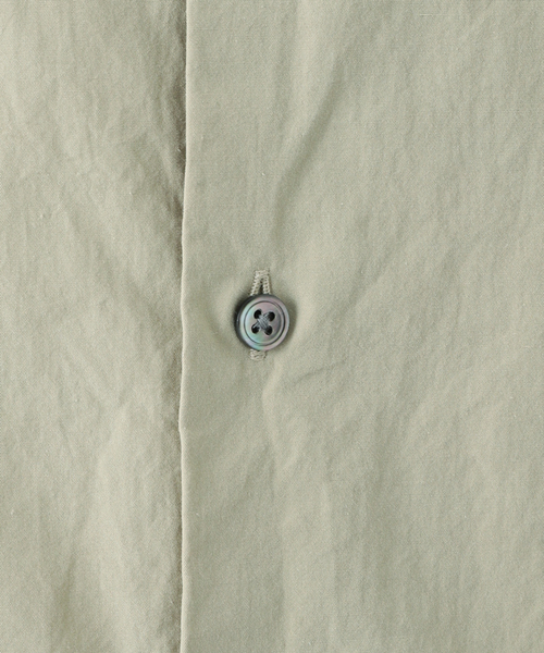 EDIFICE（エディフィス）の「【ETS.MATERIAUX / マテリオ】バンドカラー シャツ（シャツ/ブラウス・メンズ・レンガ/ホワイト/ベージュ・2/1/3）」の15枚目の写真