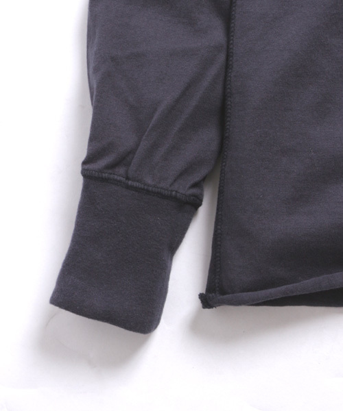 Denime（ドゥニーム）の「【JapanMade】HENRY NECK LS CUTSEW/ヘンリーネックロンT（Tシャツ/カットソー・メンズ・ホワイト/ベージュ/ネイビー・SMALL/MEDIUM/LARGE）」の18枚目の写真