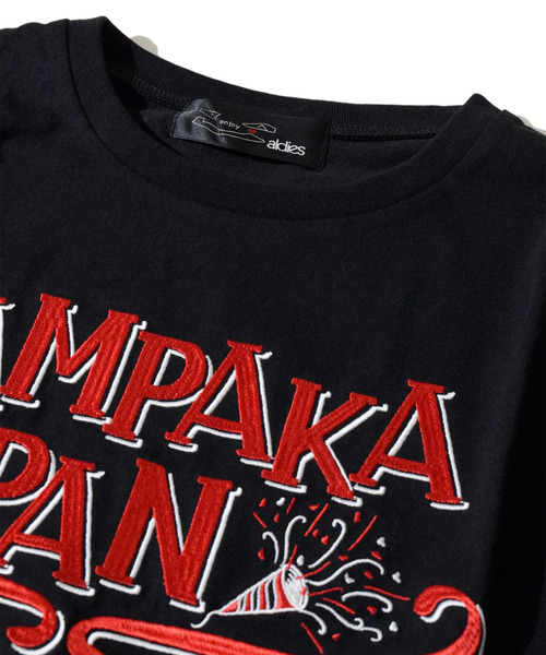 ALDIES（アールディーズ）の「Pampaka Half Sleeve T / パンパカハーフスリーブT（Tシャツ/カットソー・メンズ・ホワイト/ブラック/ネイビー・SMALL/MEDIUM/LARGE）」の9枚目の写真