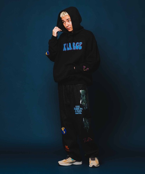 XLARGE（エクストララージ）の「FLOWER PULLOVER HOODED SWEAT