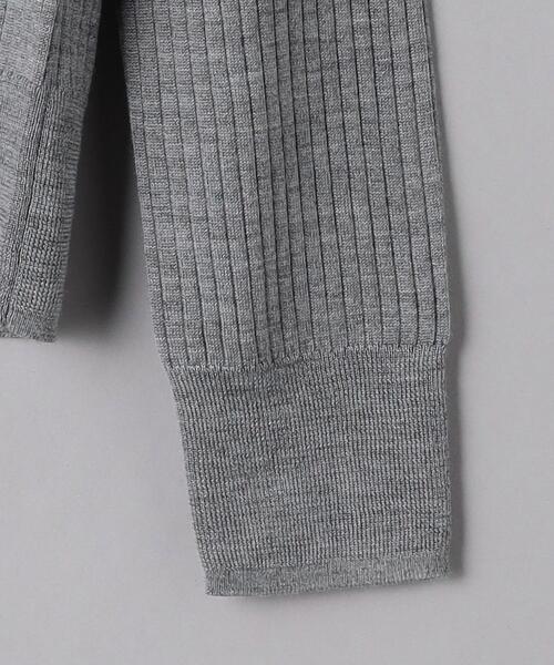 UNITED ARROWS（ユナイテッドアローズ）の「W/SI/CA リブ クルーネック ニット（ニット/セーター・レディース・ブラック/ベージュ/グレー/レッド/オフホワイト・FREE）」の22枚目の写真