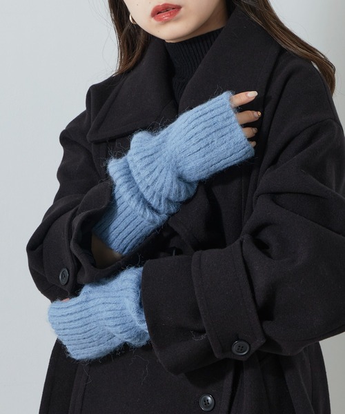セール】【2022AW】シャギーリブアームウォーマー（アームカバー