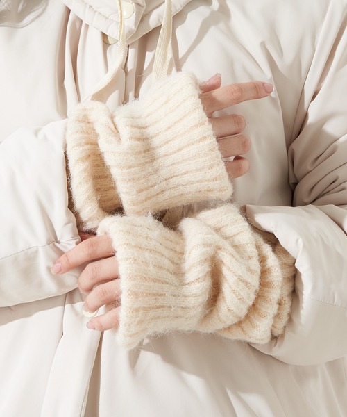 セール】【2022AW】シャギーリブアームウォーマー（アームカバー