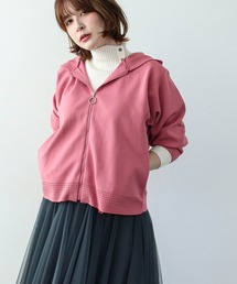 超軽量ニットZIPパーカー