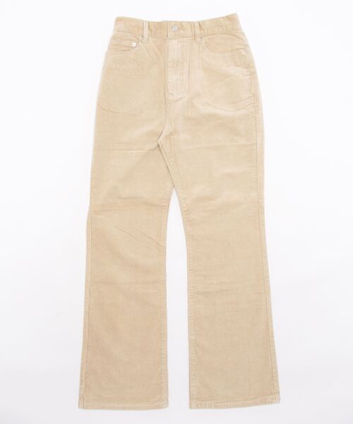 STYLEBLOCK（スタイルブロック）の「コーデュロイセミフレアパンツ（その他パンツ・レディース・ブラウン/ピンク/ブラック/アイボリー・S/M）」の2枚目の写真