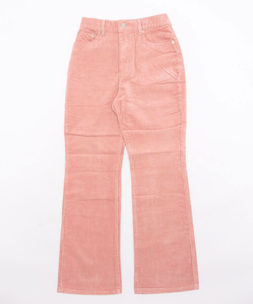 STYLEBLOCK（スタイルブロック）の「コーデュロイセミフレアパンツ（その他パンツ・レディース・ブラウン/ピンク/ブラック/アイボリー・S/M）」の7枚目の写真
