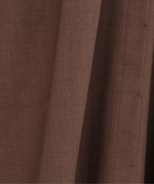 NATURAL BEAUTY BASIC（ナチュラルビューティーベーシック）の「ウエスト切替シャツワンピース（ワンピース・レディース・ベージュ/ダークブラウン/オレンジ・SMALL/MEDIUM）」の9枚目の写真
