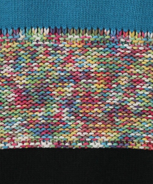 ポールスミス マルチカラードット 水玉 刺繍 ニット セーター チャコールグレー Paul Smith ポール スミス 長袖ニット メンズ COLOR SWEATER