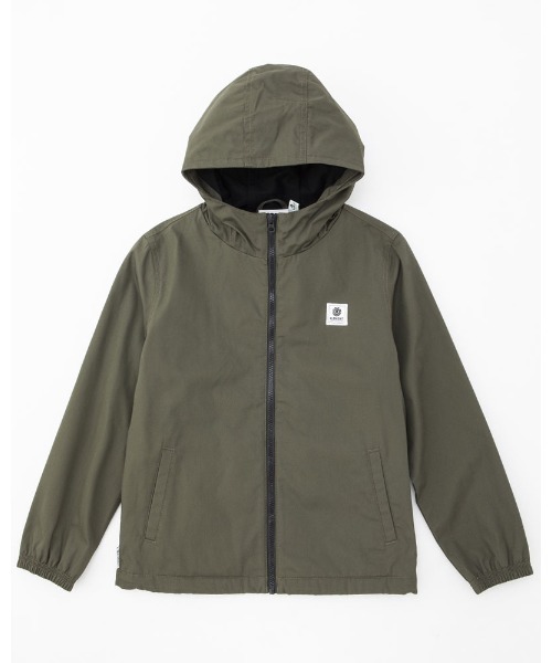 ELEMENT(エレメント)の「ELEMENT YOUTH(キッズサイズ) 【WOLFEBORO】 ALDER YOUTH ジャケット (130cm~160cm) 【2022年秋冬モデル】/エレメントキッズナイロンブルゾン(ナイロンジャケット・キッズ・チャコールグレー/ブラック・130/140/150/160)」の2枚目の写真