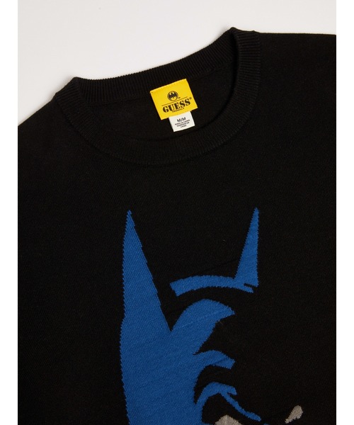 Guess（ゲス）の「GUESS Originals x Batman Enemy Sweater（ニット/セーター・メンズ・ブラック・SMALL/MEDIUM/X-LARGE/LARGE）」の4枚目の写真