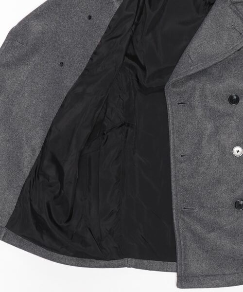 BACK NUMBER(バックナンバー)の「【BACK NUMBER】Pコート(ピーコート・メンズ・ブラック/グレー・M/L/XL)」の4枚目の写真