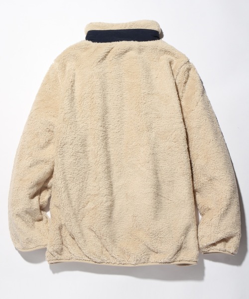【LOGOS/ロゴス】裏地付きシャギーボアジャケット