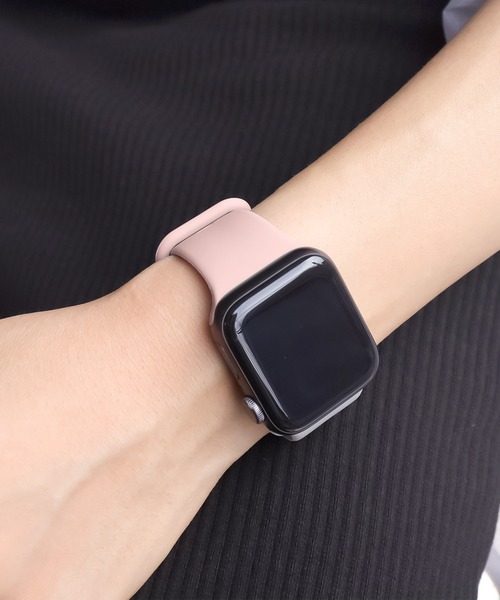 Urban Coral（アーバンコーラル）の「Apple Watch Band / アップルウォッチ バンド くすみカラーバタフライシリコン / Urban Coral（アナログ腕時計・レディース・ブラック/グレー/グレー系その他/グリーン系その他/ピンク系その他/グレー系その他2/ピンク系その他2/ベージュ系その他/モカ/ローズ系/ゴールド系その他・40mm/44mm）」の19枚目の写真