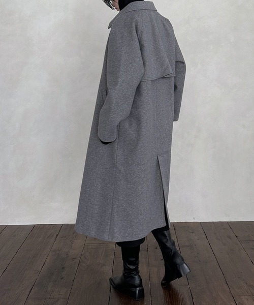 hellam（へラム）の「ステンカラーケープコート（ステンカラーコート・レディース・グレー/ブラック/アイボリー/ブラウン/モカ・FREE）」の21枚目の写真
