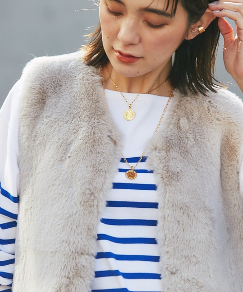 RIVE DROITE(リヴドロワ)の「コインロングネックレス(ネックレス・レディース・ゴールド/シルバー・FREE)」の7枚目の写真