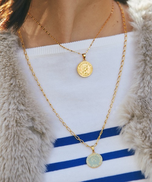 RIVE DROITE(リヴドロワ)の「コインロングネックレス(ネックレス・レディース・ゴールド/シルバー・FREE)」の6枚目の写真