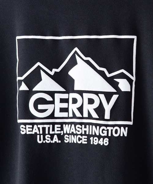 GERRY(ジェリー)の「【GERRY/ジェリー】裏毛 ビッグシルエット バックプリント ブランドロゴ刺繍 クルートレーナー スウェット(スウェット・メンズ・ダークグリーン/杢グレー/ホワイト/ブラック/アイボリー/ブルー・X-LARGE/MEDIUM/LARGE)」の22枚目の写真