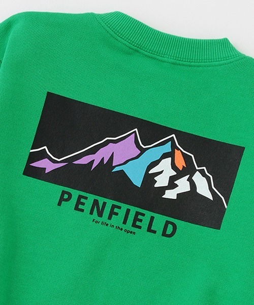 petit main（プティマイン）の「【Pen Field】ロゴ刺繍トレーナー（スウェット・キッズ・グリーン/クリーム・120cm/110cm/130cm/100cm/150cm/140cm/80ｃｍ/90cm）」の19枚目の写真