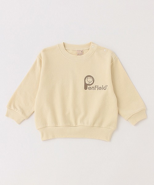 petit main（プティマイン）の「【Pen Field】ロゴ刺繍トレーナー（スウェット・キッズ・グリーン/クリーム・120cm/110cm/130cm/100cm/150cm/140cm/80ｃｍ/90cm）」の18枚目の写真