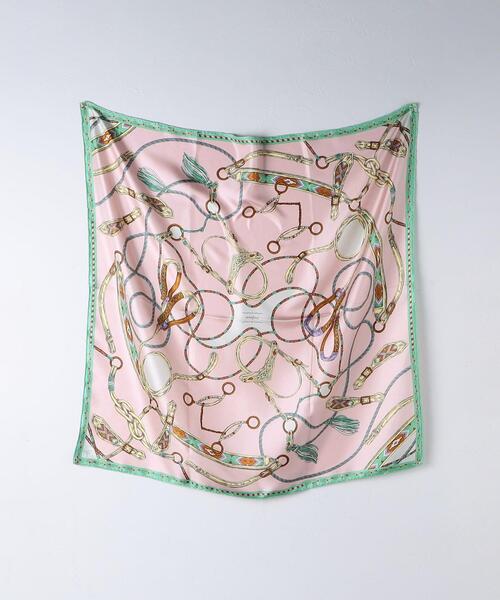 UNITED ARROWS(ユナイテッドアローズ)の「<manipuri>シルク スカーフ L 23SS(バンダナ/スカーフ・レディース・ライトグレー/コバルトブルー/ケリー/ピンク・FREE)」の9枚目の写真