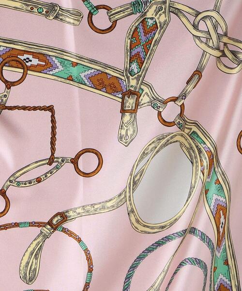 UNITED ARROWS(ユナイテッドアローズ)の「<manipuri>シルク スカーフ L 23SS(バンダナ/スカーフ・レディース・ライトグレー/コバルトブルー/ケリー/ピンク・FREE)」の11枚目の写真