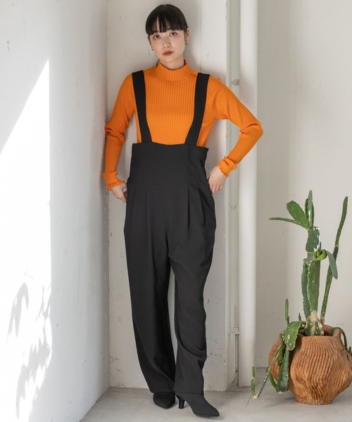 LOWRYS FARM（ローリーズファーム）の「マシンウォッシャブルハイネックロングスリーブ　188212（ニット/セーター・レディース・アイボリー/ピンク/オレンジ/ブラック・FREE）」の18枚目の写真