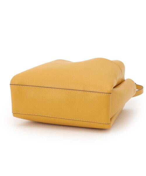 SHOO・LA・RUE（シューラルー）の「◆【取り外し可能なショルダーベルト付き】ふわっと軽い スクエア トートバッグ（トートバッグ・レディース・イエロー/グレー/アイボリー系4/ブラック・00）」の9枚目の写真