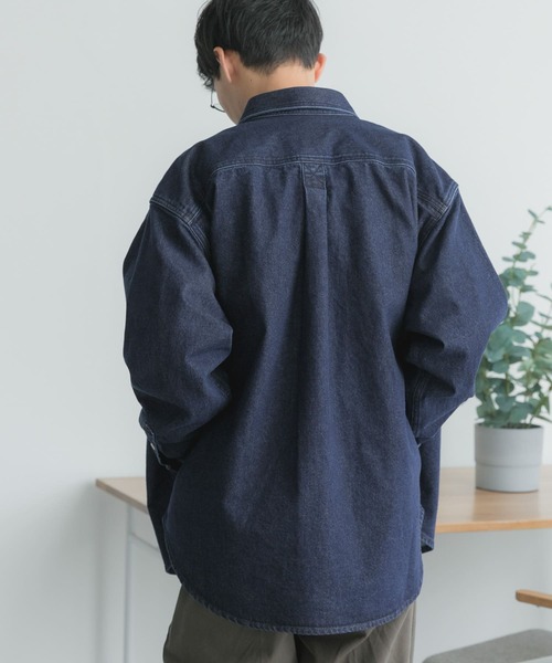 FORK&SPOON（フォークアンドスプーン）の「FORK&SPOON　デニムビッグシャツ（デニムジャケット・メンズ・ブルー系その他/ワンウォッシュ・4/5）」の20枚目の写真