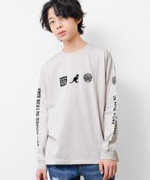 KANGOL KIDS | KANGOL 別注袖プリントロングTシャツ(Tシャツ/カットソー)