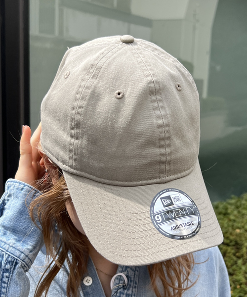 Rouge vif（ルージュヴィフ）の「【MICA×NEW ERA】コラボレーションCAP　キャップ（キャップ・レディース・アイボリー/グレイッシュベージュ/ベージュ/ネイビー・フリー）」の4枚目の写真