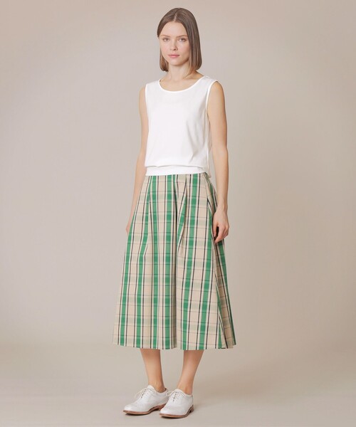 MACKINTOSH LONDON（マッキントッシュ ロンドン）の「【SUPER FINE LAB.】パウダーシュガーコットンノースリーブプルオーバー（Tシャツ/カットソー・レディース・オフホワイト/ネイビー・38）」の10枚目の写真