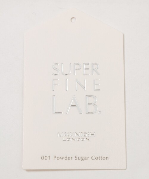 MACKINTOSH LONDON（マッキントッシュ ロンドン）の「【SUPER FINE LAB.】パウダーシュガーコットンノースリーブプルオーバー（Tシャツ/カットソー・レディース・オフホワイト/ネイビー・38）」の9枚目の写真
