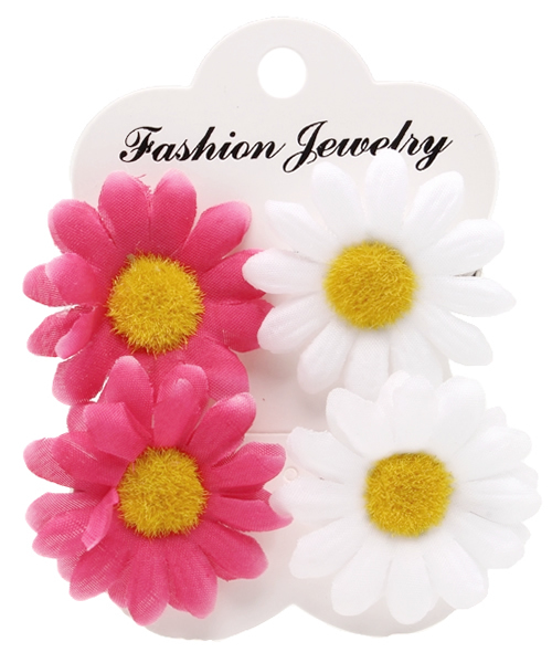 WEGO(ウィゴー)の「WEGO/フラワーピン(その他ヘアアクセサリー・レディース・ピンク/イエロー/パープル・FREE)」の3枚目の写真