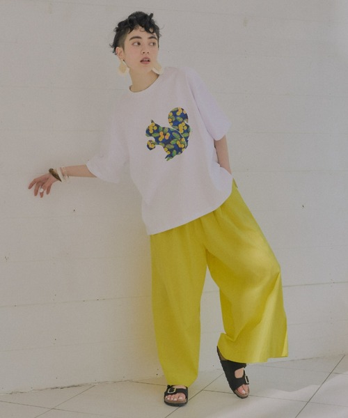 manana suerte（マニャーナスエルテ）の「しっかりとした生地感　オーバーサイズアニマルモチーフTシャツ（Tシャツ/カットソー・レディース・その他3/その他1/その他2・FREE）」の22枚目の写真