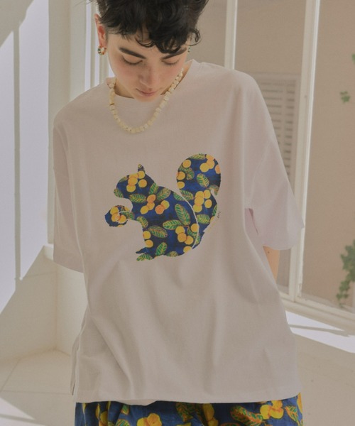 manana suerte（マニャーナスエルテ）の「しっかりとした生地感　オーバーサイズアニマルモチーフTシャツ（Tシャツ/カットソー・レディース・その他3/その他1/その他2・FREE）」の14枚目の写真
