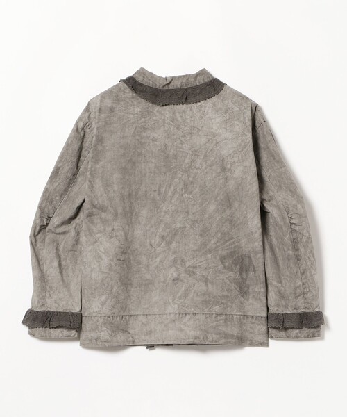 Nigel Cabourn(ナイジェルケーボン)の「NIGEL CABOURN / FRENCH VINTAGE LACE BLOUSE フレンチヴィンテージレースブラウス(シャツ/ブラウス・レディース・イエロー/チャコールグレー・8)」の6枚目の写真