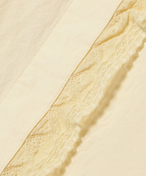 Nigel Cabourn(ナイジェルケーボン)の「NIGEL CABOURN / FRENCH VINTAGE LACE BLOUSE フレンチヴィンテージレースブラウス(シャツ/ブラウス・レディース・イエロー/チャコールグレー・8)」の10枚目の写真
