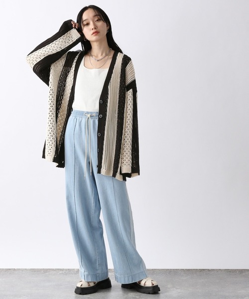 JEANASIS（ジーナシス）の「スクエアトゥグルカシューズ/191579（サンダル・レディース・ホワイト/ブラック・MEDIUM/LARGE）」の12枚目の写真