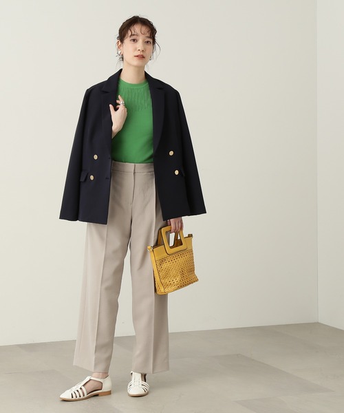 N.（N. Natural Beauty Basic）（エヌエヌナチュラルビューティーベーシック）の「【S Size Line】◆ジプシーサップパンツ（スラックス・レディース・ブラック/グレー/ベージュ/ピンク・SMALL/MEDIUM）」の5枚目の写真