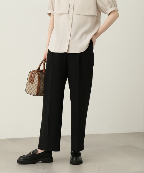 N.（N. Natural Beauty Basic）（エヌエヌナチュラルビューティーベーシック）の「【S Size Line】◆ジプシーサップパンツ（スラックス・レディース・ブラック/グレー/ベージュ/ピンク・SMALL/MEDIUM）」の9枚目の写真