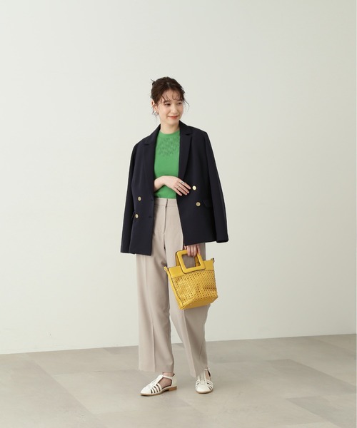 N.（N. Natural Beauty Basic）（エヌエヌナチュラルビューティーベーシック）の「【S Size Line】◆ジプシーサップパンツ（スラックス・レディース・ブラック/グレー/ベージュ/ピンク・SMALL/MEDIUM）」の10枚目の写真