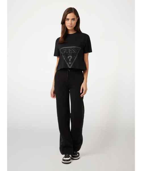 Guess(ゲス)の「Adele Crop Tee 半袖Tシャツ レディース(Tシャツ/カットソー・レディース・ベージュ/ブラック/ピンク/ライトピンク/ダークグレー/クリーム/グリーン/ラベンダー・X-SMALL/SMALL/MEDIUM/LARGE)」の13枚目の写真